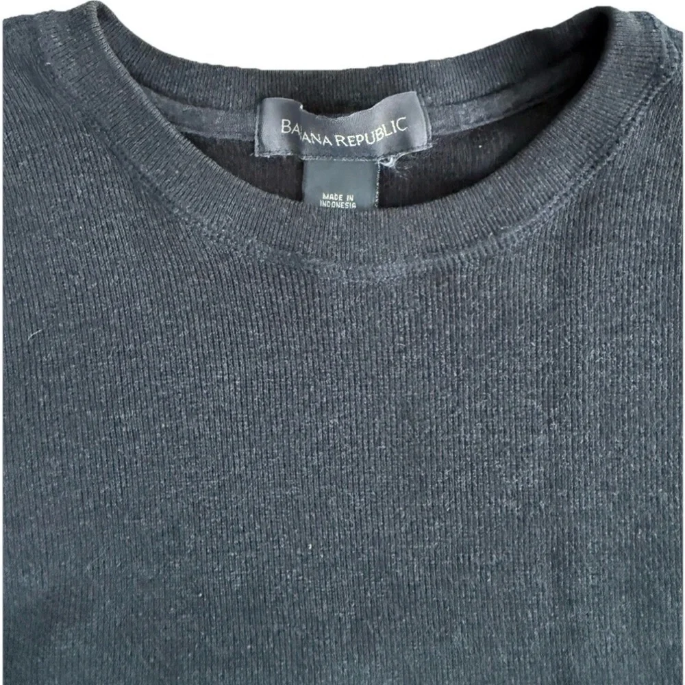 Vintage Banana Republic sweater mens size L 100% cotton heavyweight